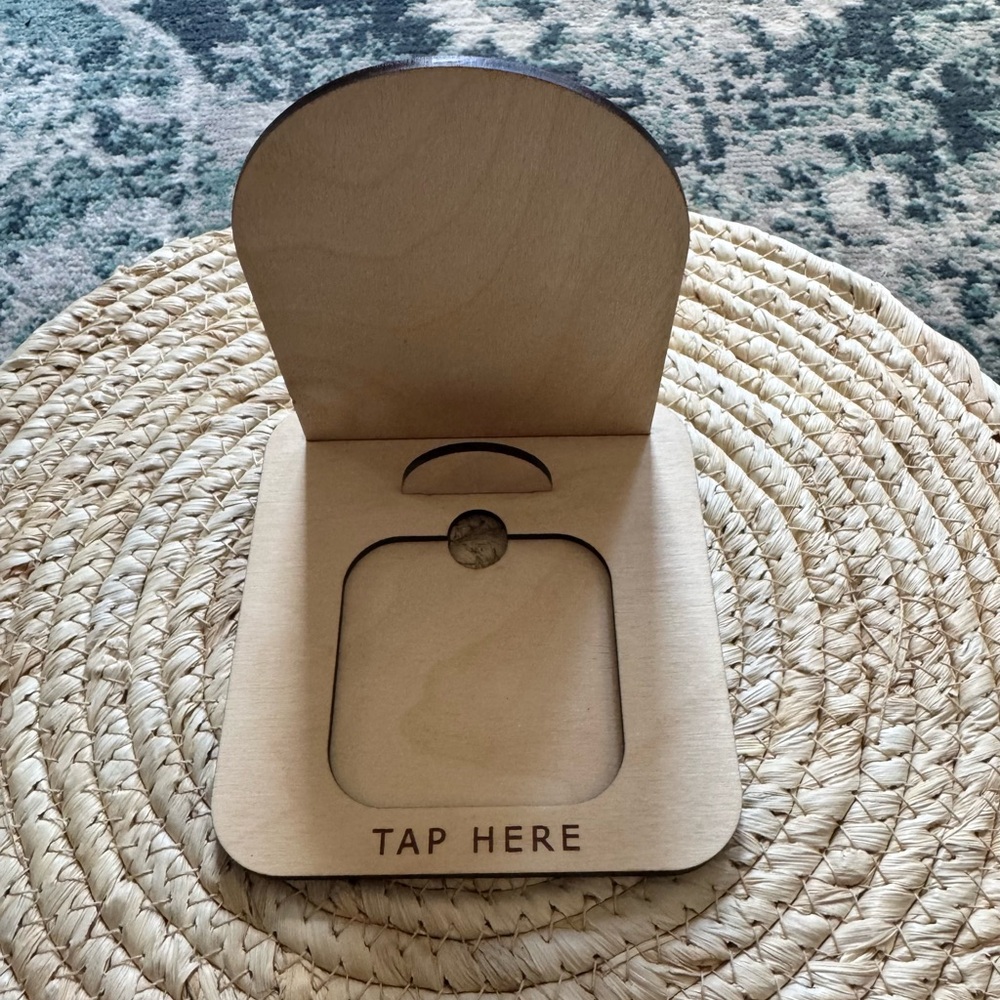 Square POS Reader Station - Business Card Holder - Craft Market Display